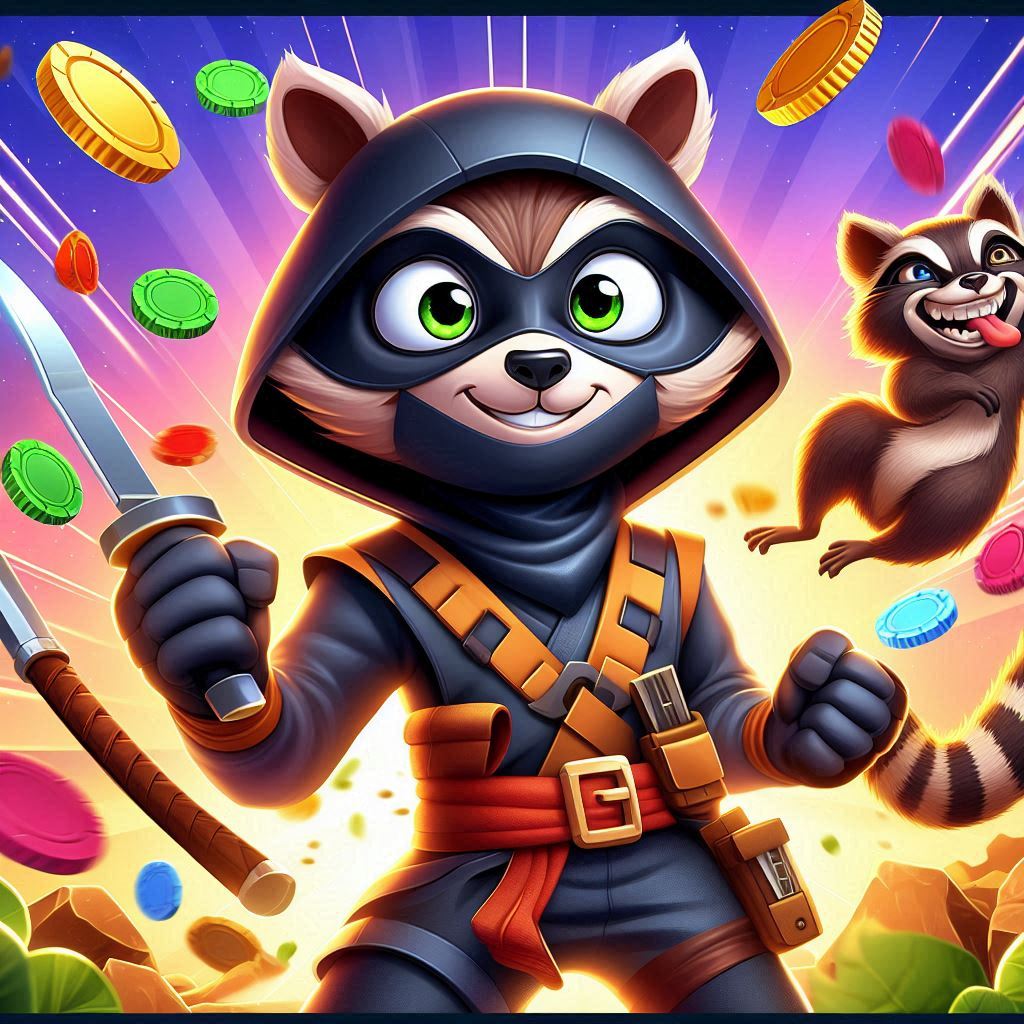 Kejutan Menarik Ninja Raccoon Frenzy